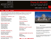 Tablet Screenshot of doyleassoc.ie